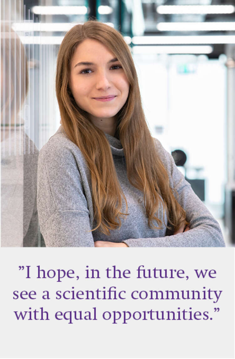 Michelle Gut, a PhD student in the group of Prof. Maria Hondele.
